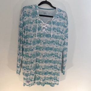 Disney Cruise Line Castaway Cay Adult Women's Swim Cover Up Size M/L